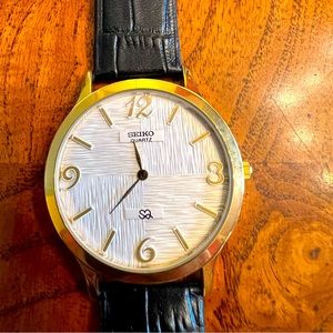 Seiko Watch 1980’s White face Vintage